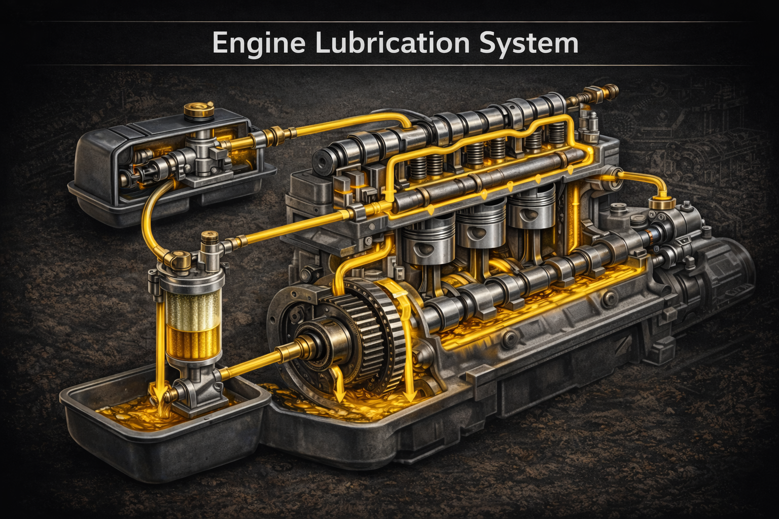 MMV / MD ट्रेड में इंजन लुब्रिकेशन सिस्टम: आवश्यकता, प्रकार और सामान्य खराबियाँ