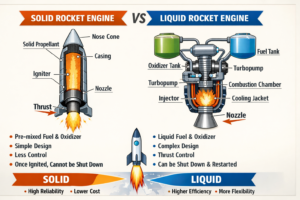 Difference between Solid-Liquid Rocket Engine PPT