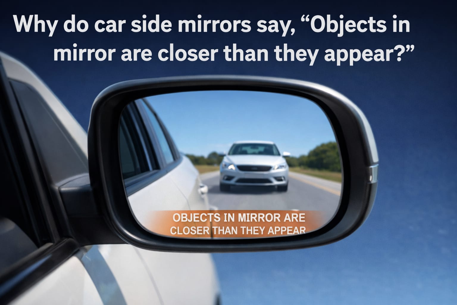 🚗 कार या 🏍️ बाइक के साइड मिरर में लिखा होता है